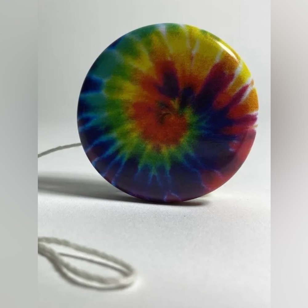 Yo Yo Tie Dye Rainbow Yo-Yo Colorful Hypnotizing Design Patter Yoyo Multicolor